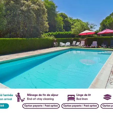 بيت للعطل Pour 6 Avec Piscine Et Jardin